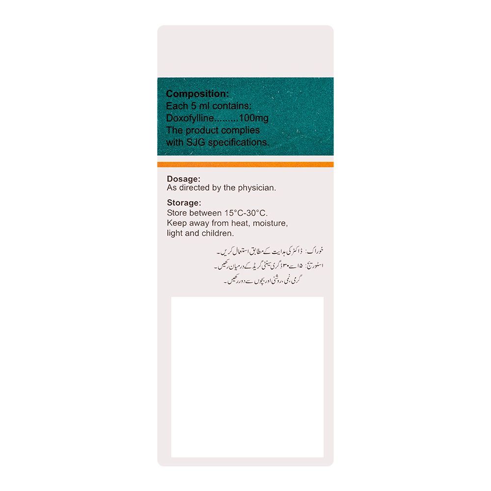 Continental Pharmaceuticals Ofylin Syrup, 100mg/5ml, 60ml - Image 4