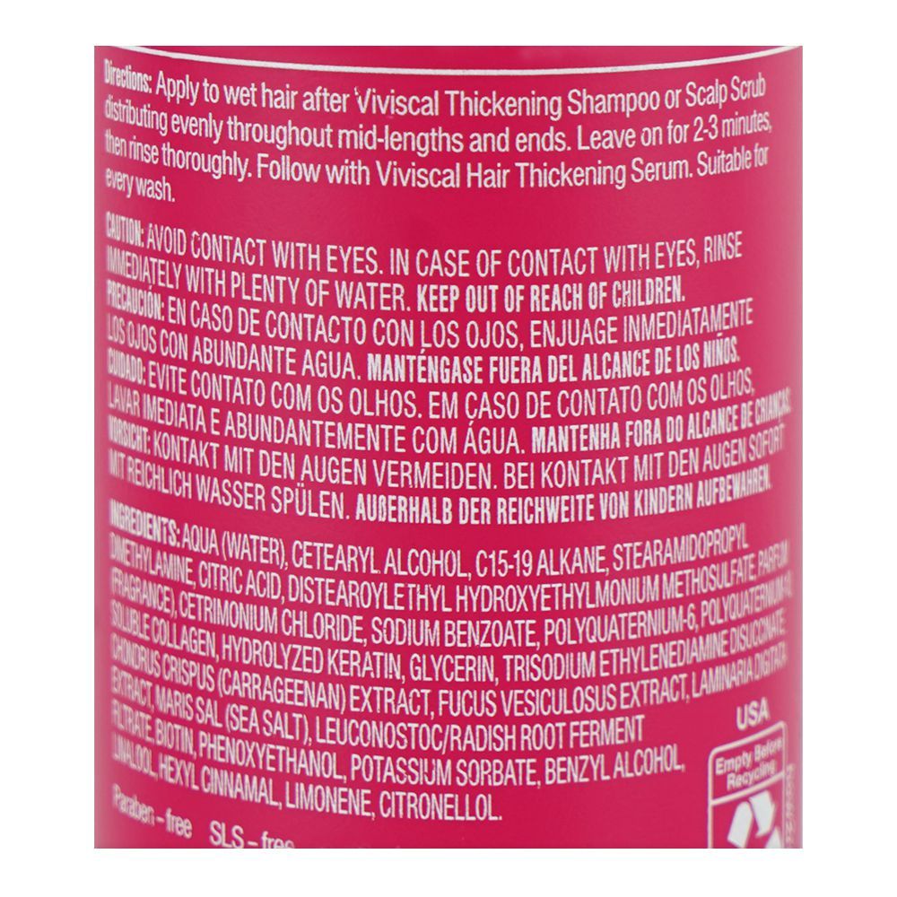 Viviscal Strengthening Conditioner, Biotin, Keratin, For Healthy Hair, 250ml - Image 3