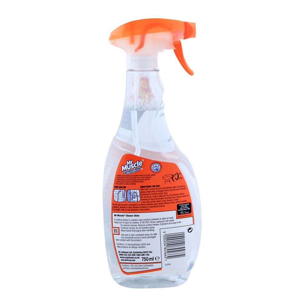 Mr. Muscle Advance Power Shower Shine Trigger 750ml - Image 2