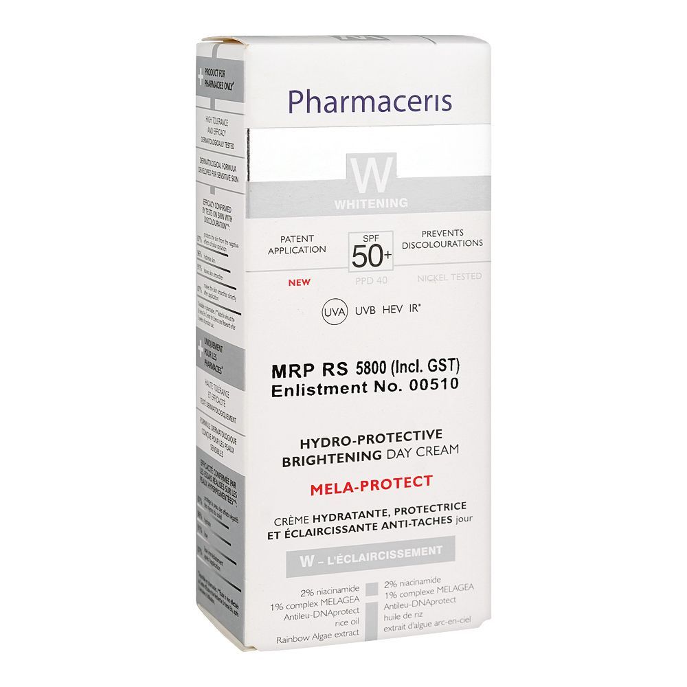 Pharmaceris Whitening Day Cream, SPF50+, 50ml - Main Image