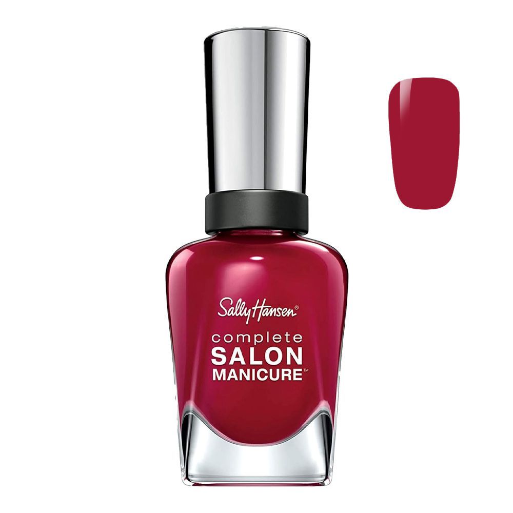 Sally Hansen Complete Salon Manicure Nail Polish, 14.7ml, 575 Red-Handed - Main Image