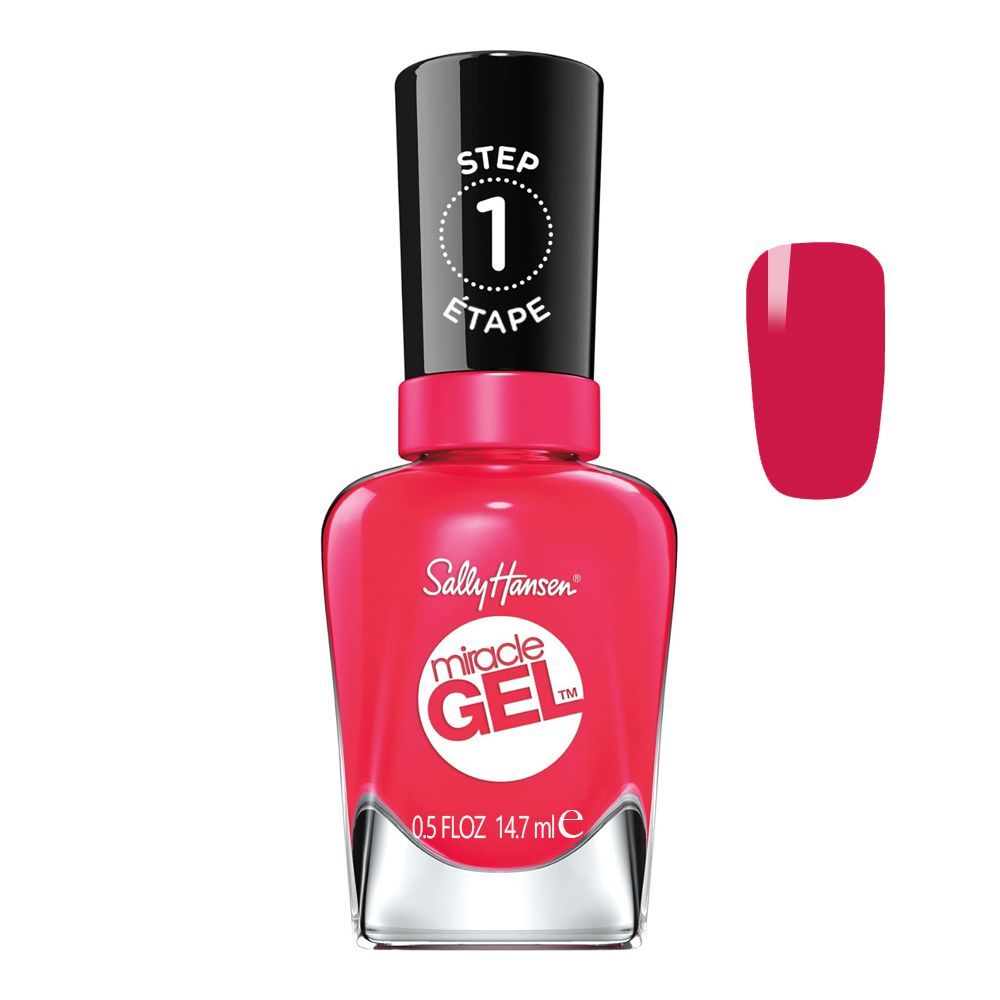 Sally Hansen Miracle Gel Nail Polish, 14.7ml, 220 Pink Tank - Main Image