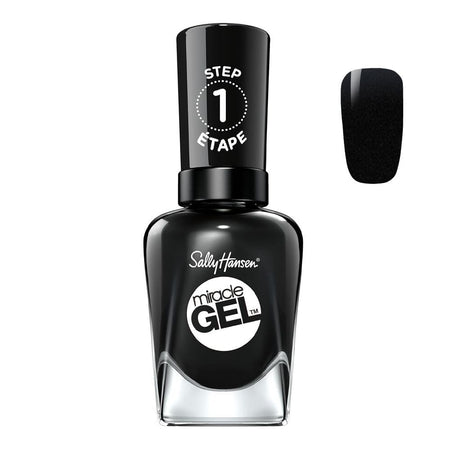 Sally Hansen Miracle Gel Nail Polish, 14.7ml, 460 Onyx-Pected - Main Image
