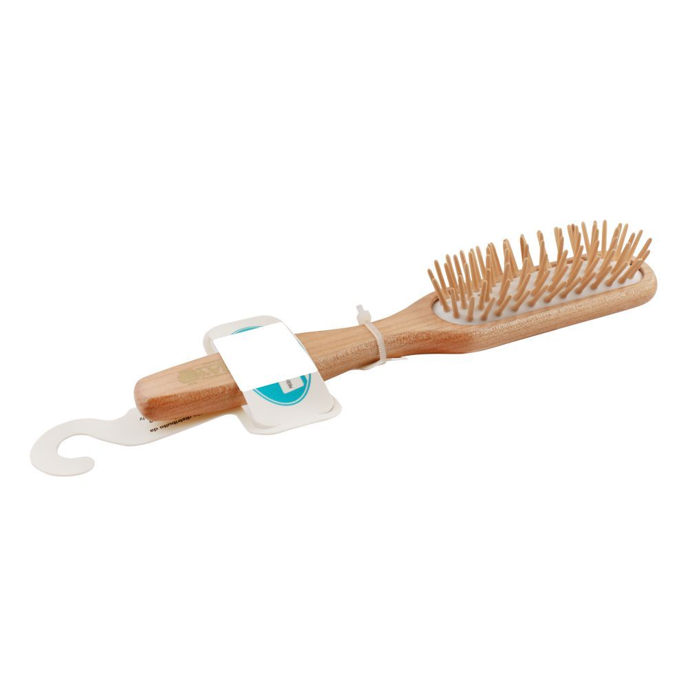 Mira Hair Brush, Small, Wooden Style, No. 321 - Main Image
