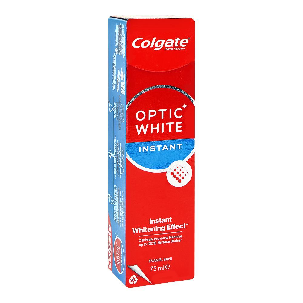Colgate Optic White Instant Toothpaste, 75ml - Main Image