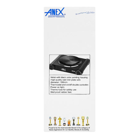 Anex Delux Hot Plate, 1500W, AG-2061 - Image 4
