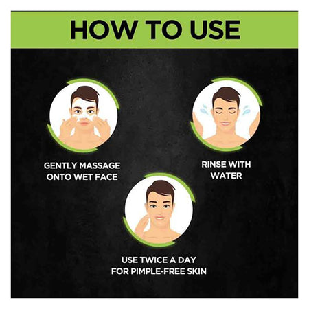 Garnier Men Acno Fight Anti-Pimple Face Wash 50ml - Suits All Skin Types, Including Sensitive And Acne-Related Skin Issues - Image 4