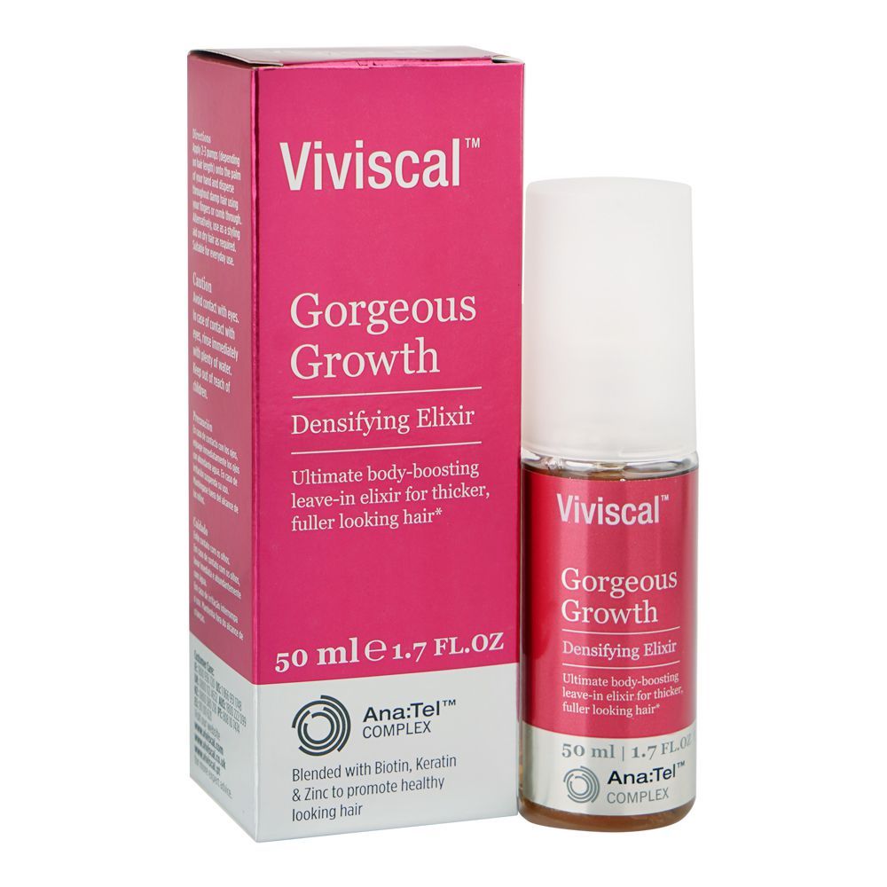 Viviscal Gorgeous Growth Hair Serum, Biotin, Keratin, For Healthy Hair, 50ml - Main Image