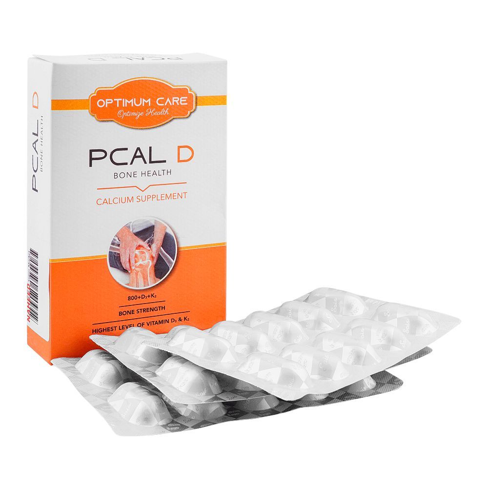 Optimum Care Pcal D Bone Health Tablet, 30-Pack - Main Image