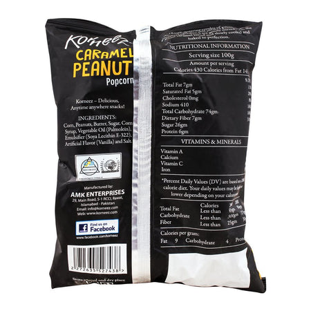 Korneez Caramel Peanut Popcorn, 80g - Image 2