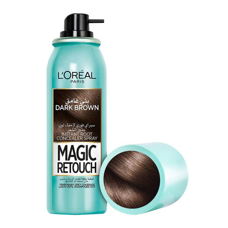 L'Oreal Paris Magic Retouch Instant Root Concealer Spray, Dark Brown, 75ml - Main Image