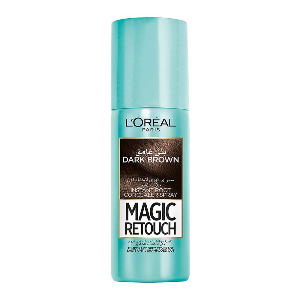 L'Oreal Paris Magic Retouch Instant Root Concealer Spray, Dark Brown, 75ml - Image 2