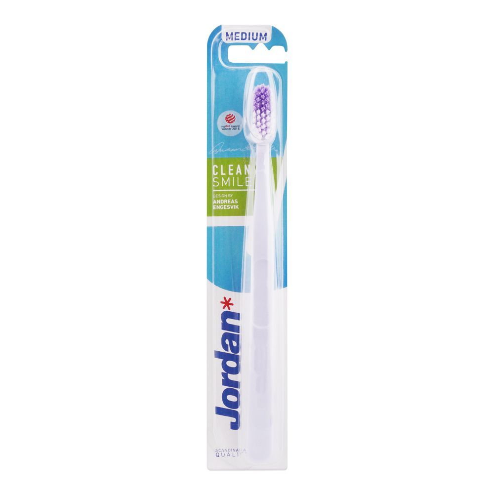 Jordan Clean Smile Toothbrush Medium, 10253 - Main Image