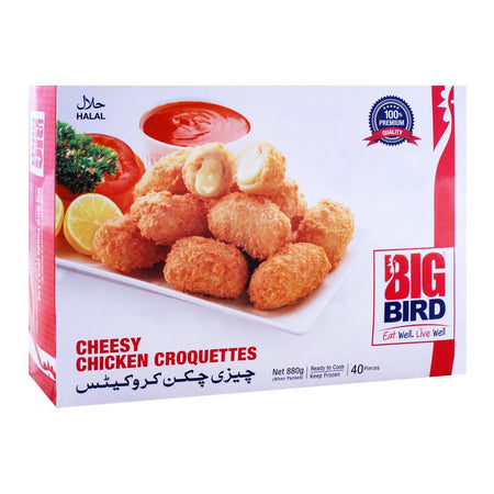 Big Bird Cheesy Chicken Croquettes, 40 Pieces, 880gm - Main Image