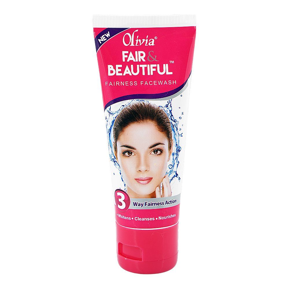 Olivia Fair & Beautiful Fairness Face Wash, Glycerin, For Face Brightening, 60ml - Main Image