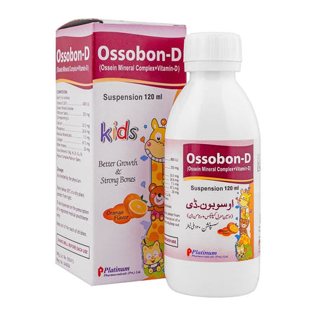 Platinum Pharmaceuticals Ossobon-D Suspension, 120ml - Main Image