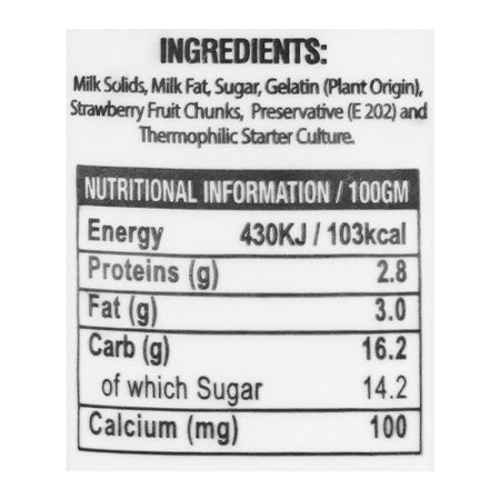 Day Fresh Strawberry Yogurt, 100g - Image 3