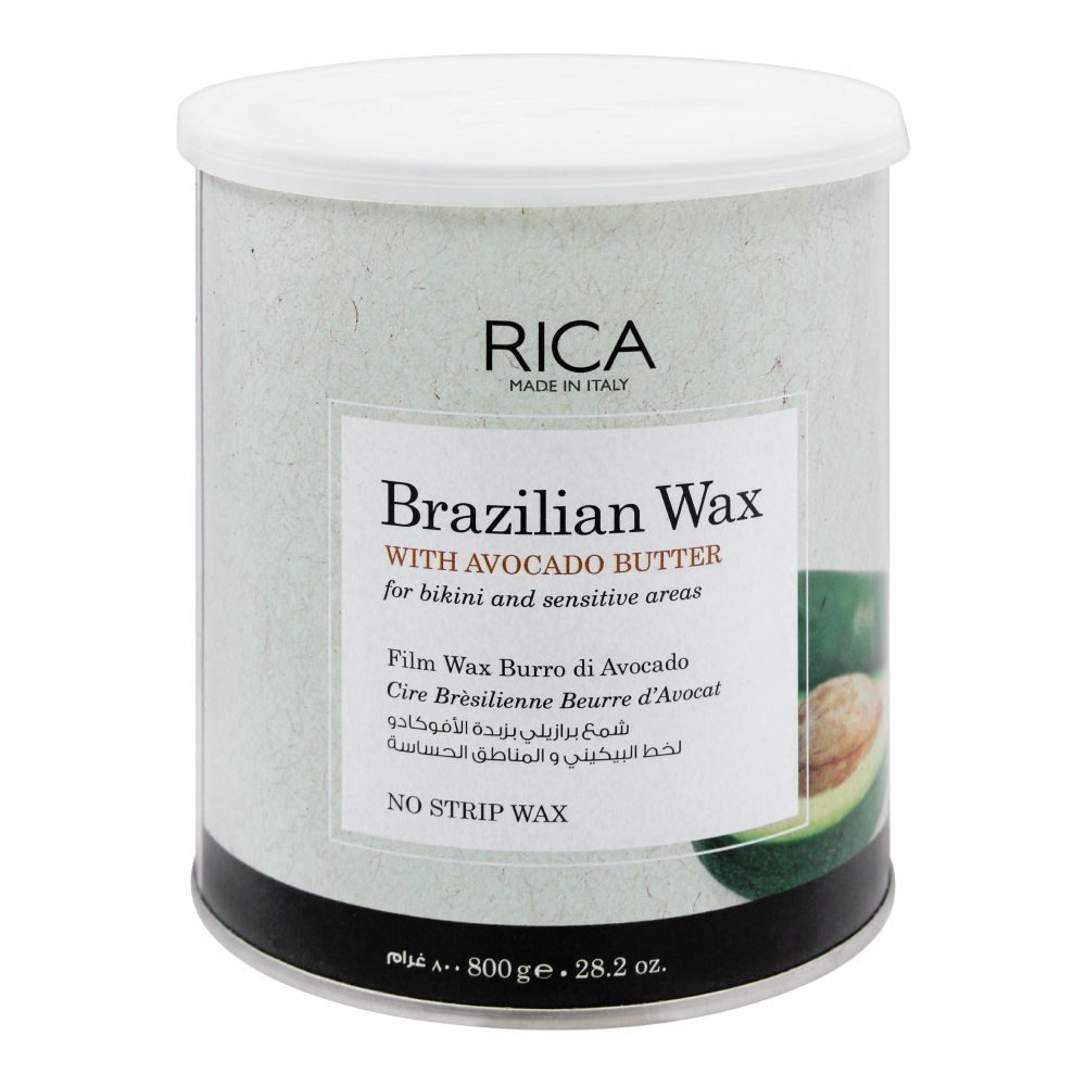 RICA Avocado Butter Brazilian No Strip Wax, For Bikini & Sensitive Area, 800g - Main Image