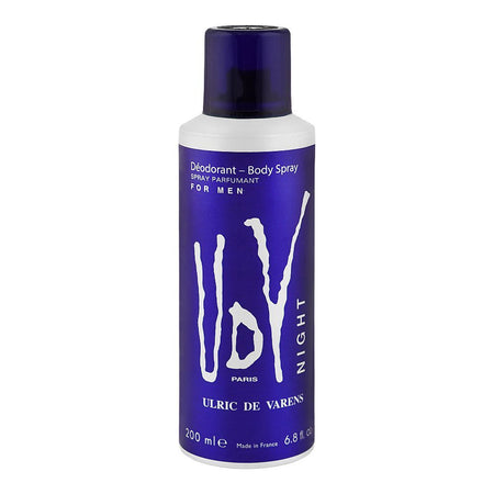 UDV Night For Men Deodorant Body Spray, 200ml - Main Image