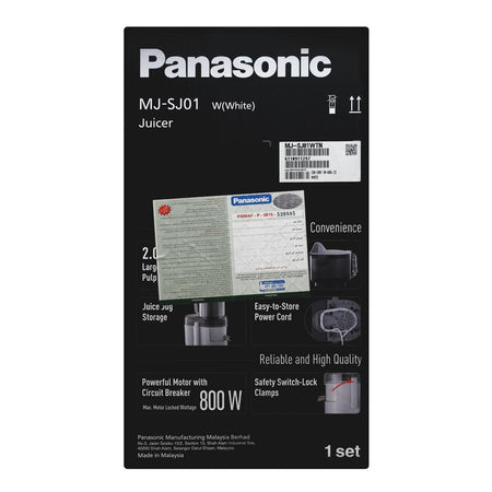 Panasonic Juicer, White, 800W, SJ-01 - Image 5