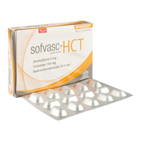 Wilson's Healthcare Sofvasc-Hct Tablet, 5/160/12.5mg, 28-Pack - Main Image