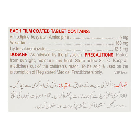 Wilson's Healthcare Sofvasc-Hct Tablet, 5/160/12.5mg, 28-Pack - Image 3