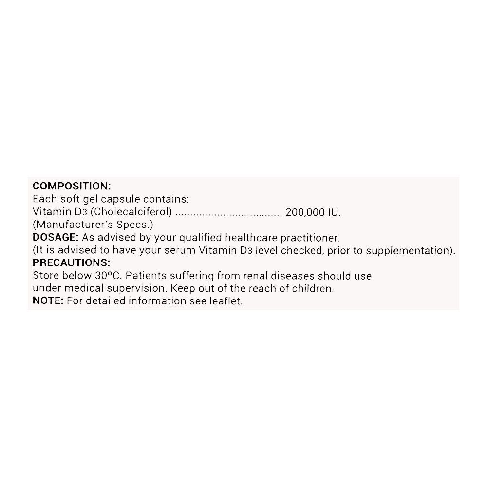 CCL Pharmaceuticals Dan-D Soft Gel Capsule, 200000IU, 1-Pack - Image 3