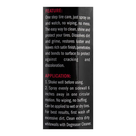 Flamingo Car Tire Foam Cleaner, 650ml - Image 4