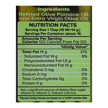 Mundial Olive Pomace Oil 250ml Bottle - Image 3