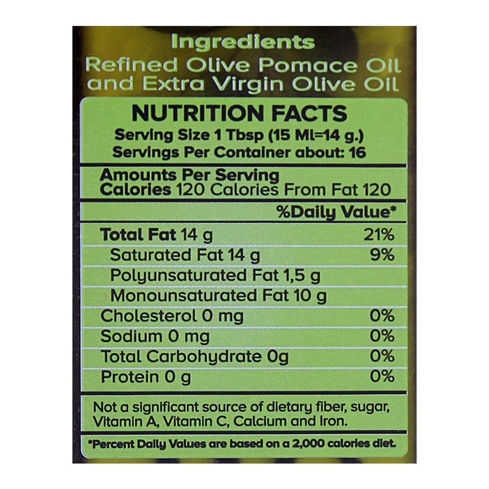 Mundial Olive Pomace Oil 250ml Bottle - Image 3