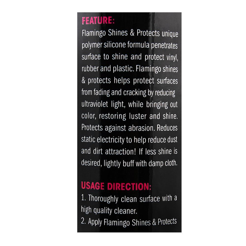 Flamingo Shines & Protects Multi-Purpose Shine Spray, 295ml - Image 3
