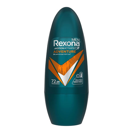 Rexona Motion Senses Adventure Roll On, For Men, 72 Hours Lasting, 50ml - Main Image