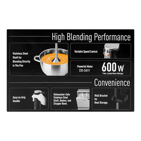 Panasonic Blender, 600W, Black, MX-SS40 - Image 6