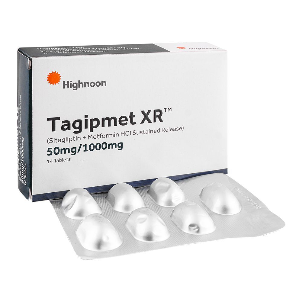 Highnoon Laboratories Tagipmet XR Tablet, 50/1000mg, 14-Pack - Main Image