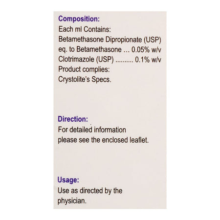 Crystolite Pharmaceuticals Valisone-C Creamy Lotion, 60ml - Image 3