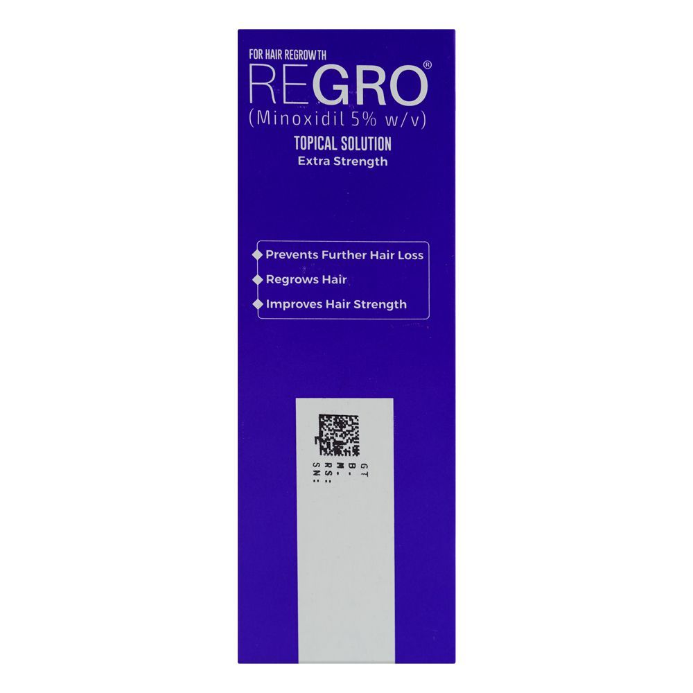 ReGro Topical Hair Regrowth Solution (Minoxidil 5%), 60ml - Image 4