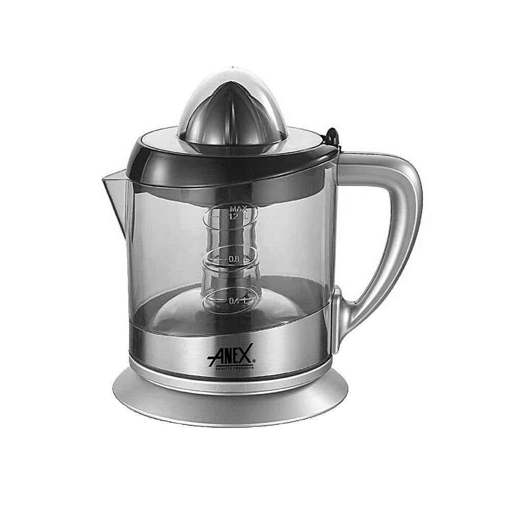 Anex Citrus Juicer With Dust Cover, 40W, Black & Silver, AG-2054 - Main Image
