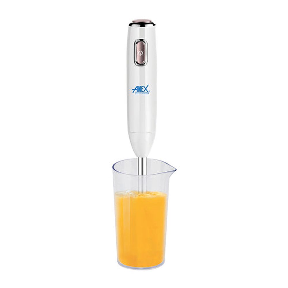 Anex Deluxe Hand Blender, 600W, 220-240V, 500ml Jar, White, AG-122 - Main Image