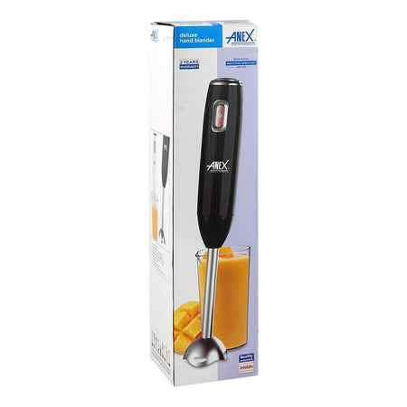 Anex Deluxe Hand Blender, 600W, 220-240V, 500ml Jar, White, AG-122 - Image 2