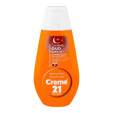 Creme 21 Calming Oud Body Lotion with Vitamin E & Glycerin, For All Skin Types, 250ml - Main Image