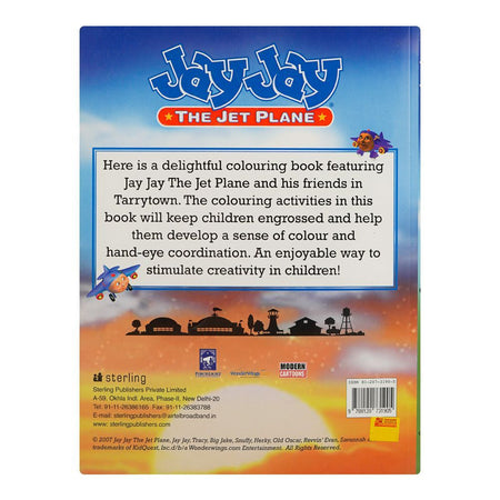 Sterling Publishers Jay Jay The Jet Plane Makes Coloring Fun Book - Image 2