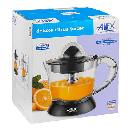 Anex Citrus Juicer With Dust Cover, 40W, Black, AG-2055 - Image 2
