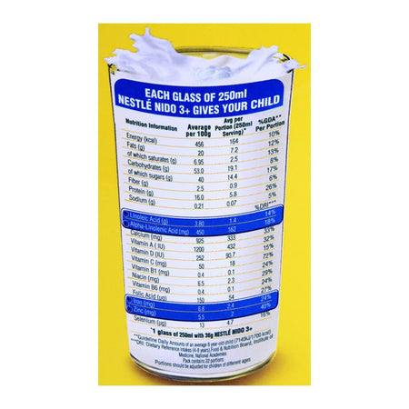Nestle Nido 3+, Growing-Up Formula, 800g Economy Pack - Image 4