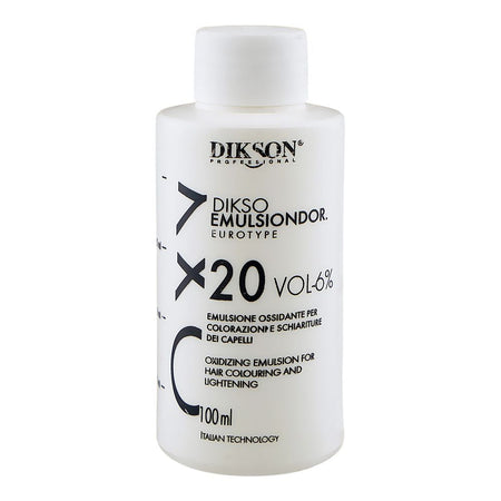Dikson Dikso Emulsiondor Eurotype Developer 6% 20 Vol, For Hair Colouring & Lightening, 100ml - Main Image