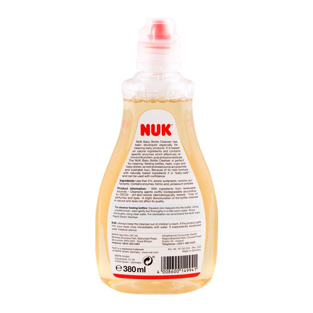 Nuk Baby Bottle Cleanser, 380ml, 10750555 - Image 2