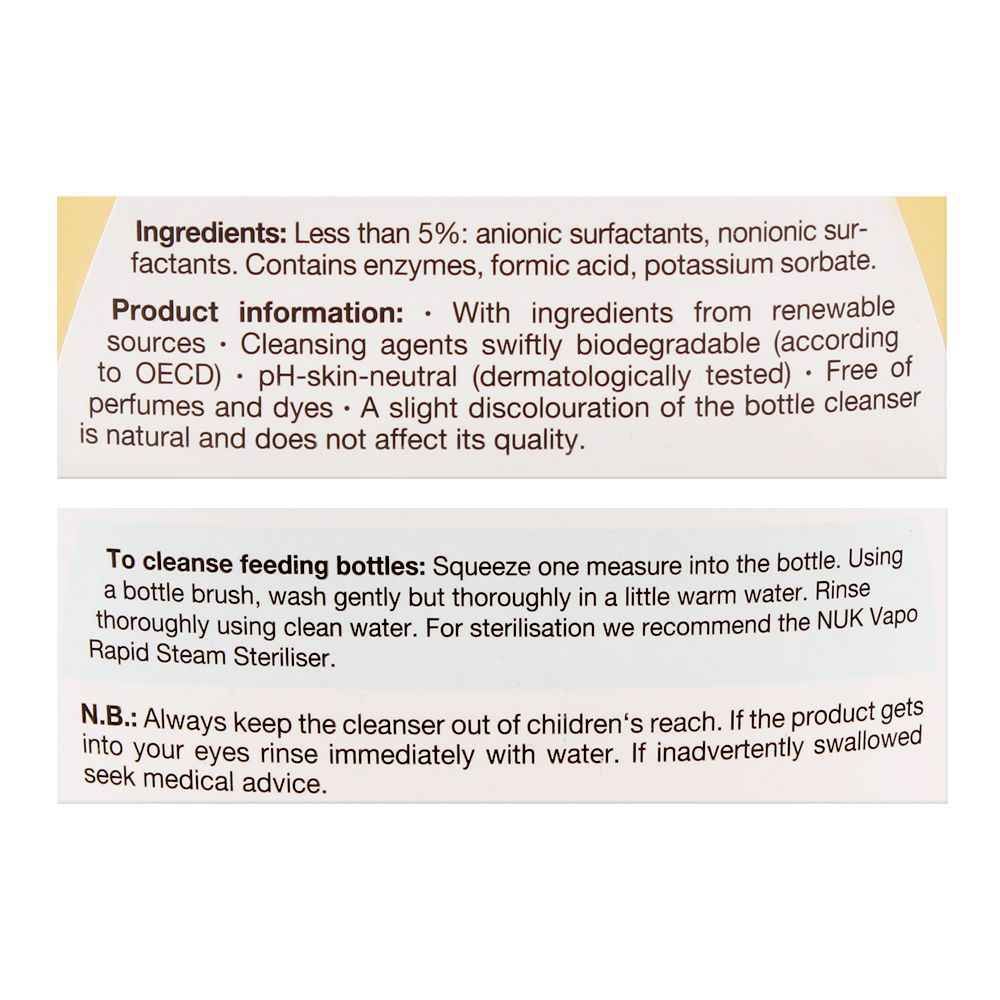 Nuk Baby Bottle Cleanser, 380ml, 10750555 - Image 3