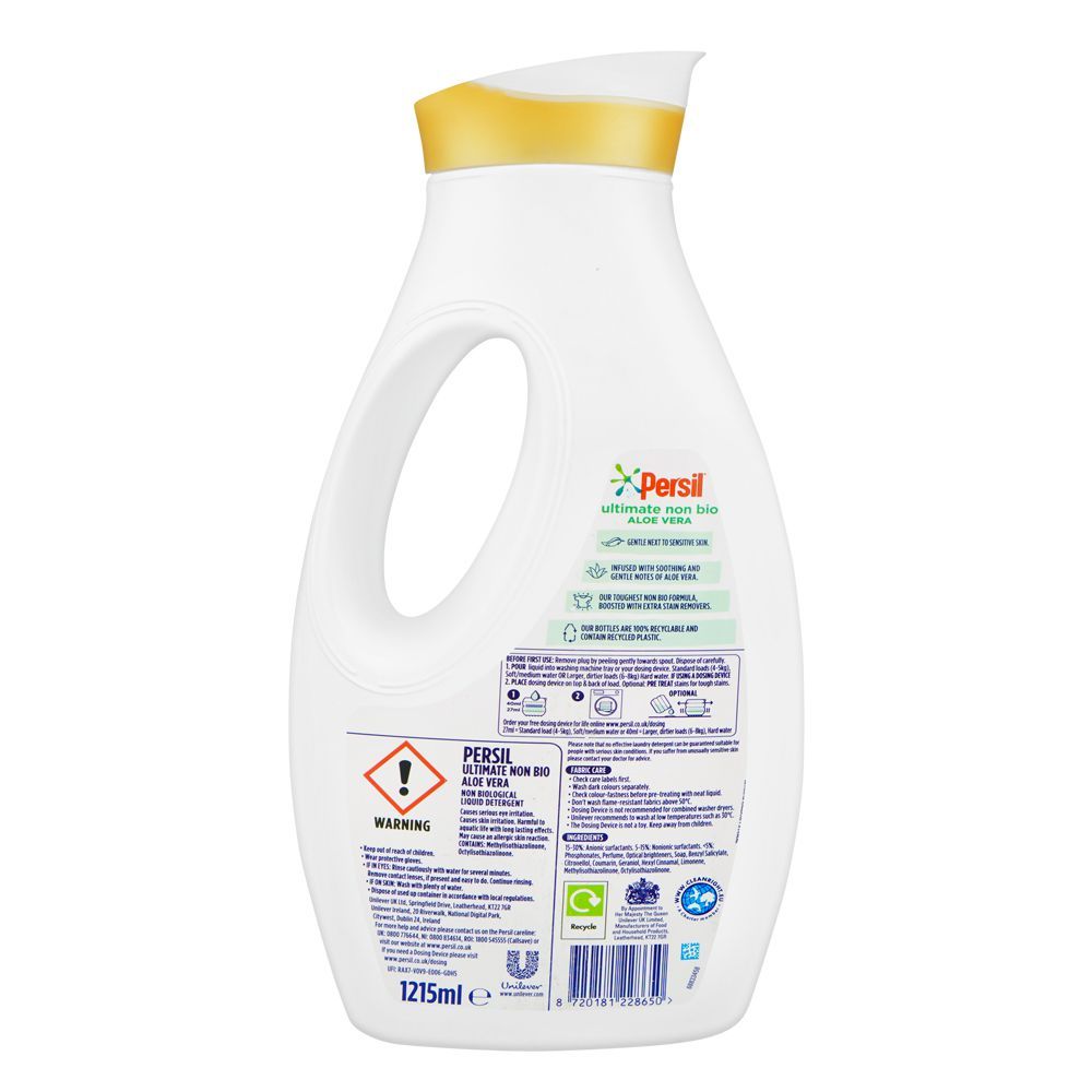 Persil Ultimate Non-Bio Liquid Detergent, 1215ml - Image 2