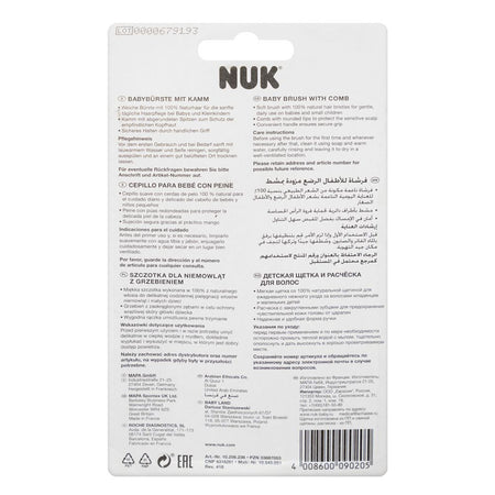 Nuk Baby Brush With Comb, 10256236 - Image 2
