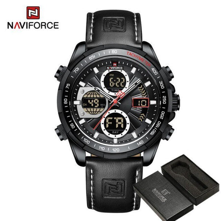 Overfly 9197 Naviforce Analog-Digital Dual Time Chronograph Watch main image