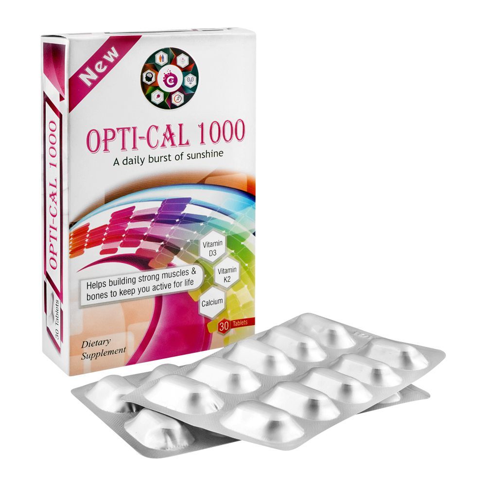 Sais Life Science Opti-Cal 1000 Tablet, Dietary Supplement, 30-Pack - Main Image